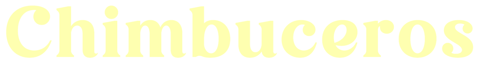 Chimbuceros Logo